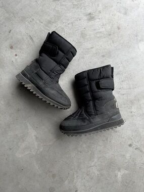 Vintage 00s Lejon Black Puffer Cold Weather Snow Boots